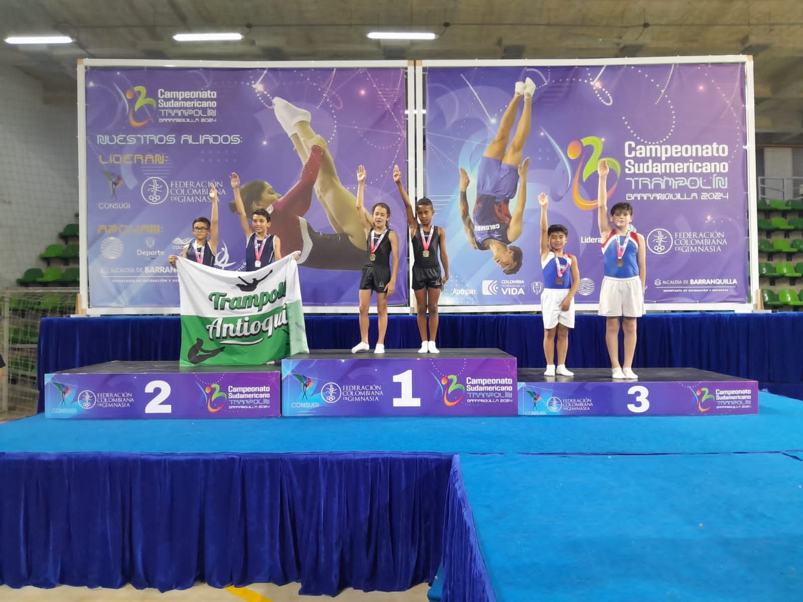 Comenzó la cosecha de medallas del Club Gimnasia Catamarca en Colombia