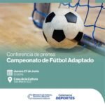 Se presenta el Campeonato de fútbol adaptado de la Secretaría de Deportes