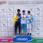 Valentin Fernández se subió al podio en el Campeonato Iberoamericano de BMX