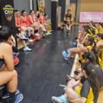 El plantel Femenino de la Liga Nacional compartió una jornada de entrenamiento junto a las formativas de Montmartre