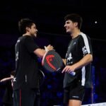 Agustín Tapia y Arturo Coello juegan la final del Premier Padel Máster Final 2024 en Barcelona