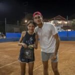 Manu La Serna estuvo dando una exhibición y charló con el futuro del tenis