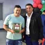 Sergio Altamirano, premiado en la «Cena de Botineros» por sus goles en el ascenso de la Liga Catamarqueña