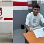 Leo Ramírez firmó su primer contrato profesional con el Deportivo Morón