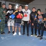«Locomotora» Castro estuvo en Fiambalá con una muestra de boxeo