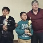 Podios del Torneo de Ajedrez «Club Social 25 de Agosto»