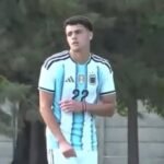 Gol y asistencia de Tapia Carpio en la contundente victoria de la Selección Sub 17 Argentina