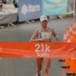 Nadine Vilca se lució en Salta y se quedó con el Medio Maratón New Balance