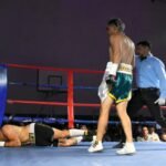 Gabriel Corzo noqueó a González en el primer asalto ante un gran marco de público