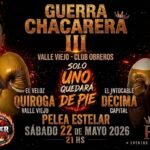 Peleón confirmado en «Guerra Chacarera III»