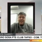 Sosa: «Este partido no es solo importante para el Club y la Liga sino que para todo el pueblo de Tapso»