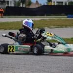 Podio para Milagros Ferrari y Daniel Leiva en la cuarta fecha del Campeonato Riojano de Karting
