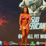 La tinogasteña Ana Bordón se consagró campeona sudamericana de Fisicoculturismo