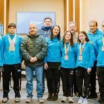 Raúl Jalil compartió un encuentro con los gimnastas catamarqueños que fueron campeones en Brasil