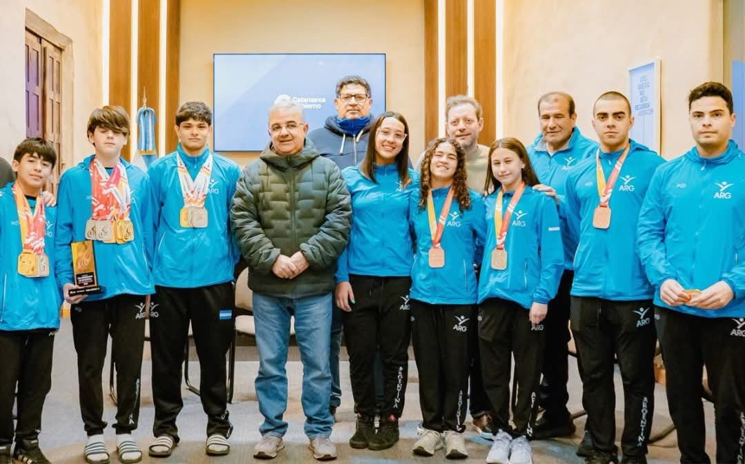 Governor Raúl Jalil Honors Catamarca Athletes After South American Games Success