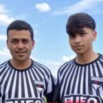 Una camiseta, dos generaciones: padre e hijo jugaron juntos para Independiente